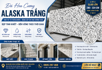Đá Hoa Cương Alaska Trắng – Granite Cao Cấp, Bền Đẹp, Sang Trọng Tại TP HCM
