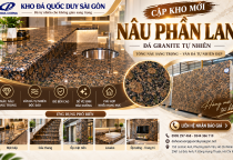 Nâu Phần Lan Cập Kho – Đá Màu Nâu Sang Trọng Tại TP.HCM