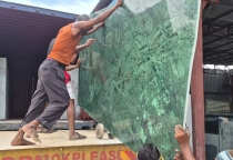 Đá Marble Xanh – Lô Hàng 2 Container Đã Sẵn Sàng Vận Chuyển