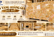 Đá Vàng Hoàng Gia Đổ Bộ – Tông Vàng Sang Trọng, Slab Đẹp