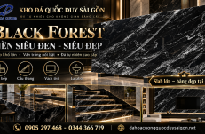 Black Forest Nền Đen Siêu Đẹp | Slab Đá Tự Nhiên Cao Cấp
