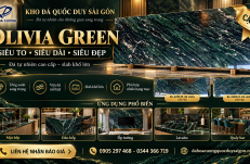 Olivia Green Siêu To Siêu Dài Cập Bến | Slab Xanh Siêu Đẹp