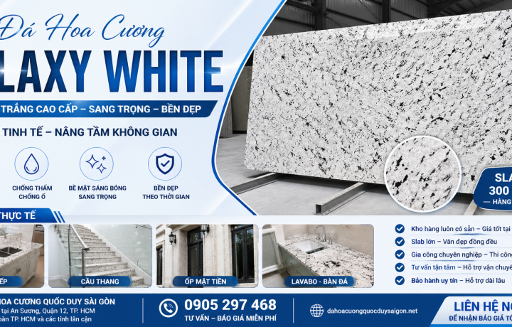 Đá Hoa Cương Galaxy White