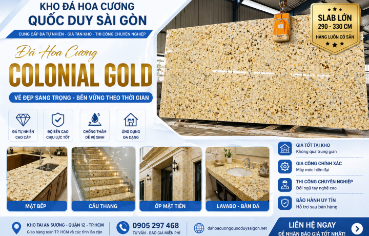 Đá Hoa Cương Colonial Gold